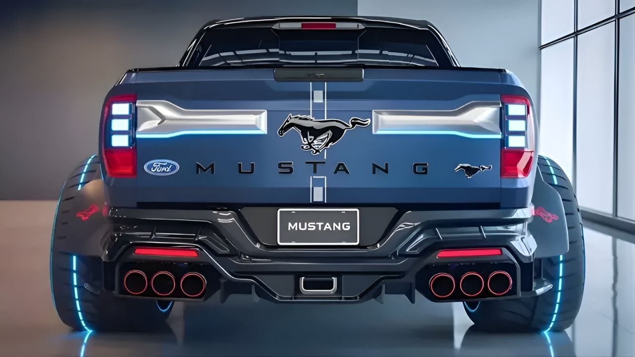 Ford Mustang Pickup 2026: diseño musculoso, motor V8 y detalles de lanzamiento
