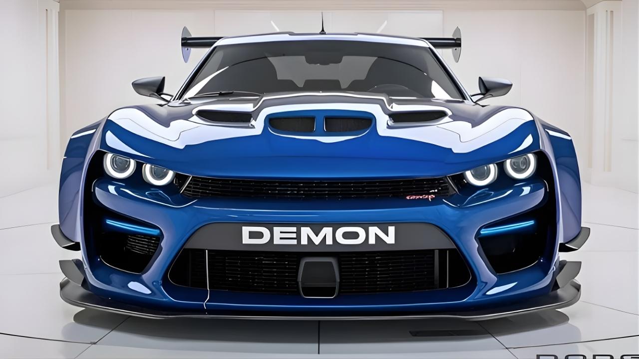 Dodge Demon 2026: el superdeportivo americano con potencia extrema y diseño impactante