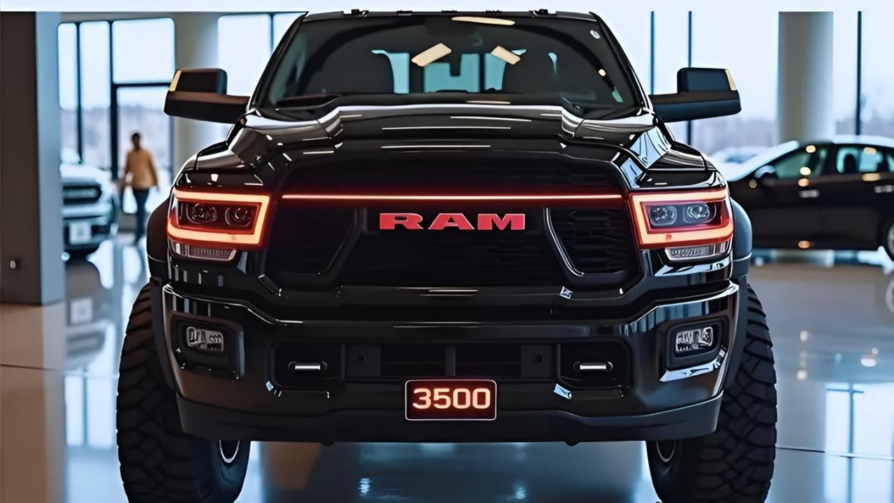 Ram 3500 2026: La pickup heavy-duty con motor potente, gran capacidad de remolque y precio revelado